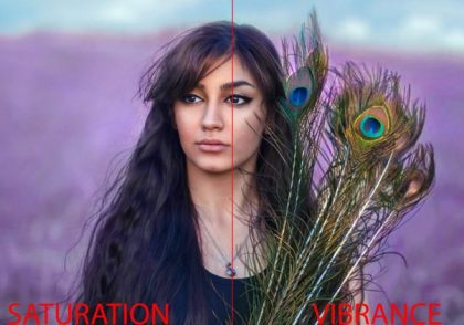 تفاوت Saturation و Vibrance چیست؟