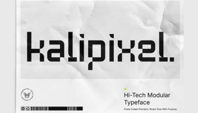 فونت انگلیسی Kalipixel