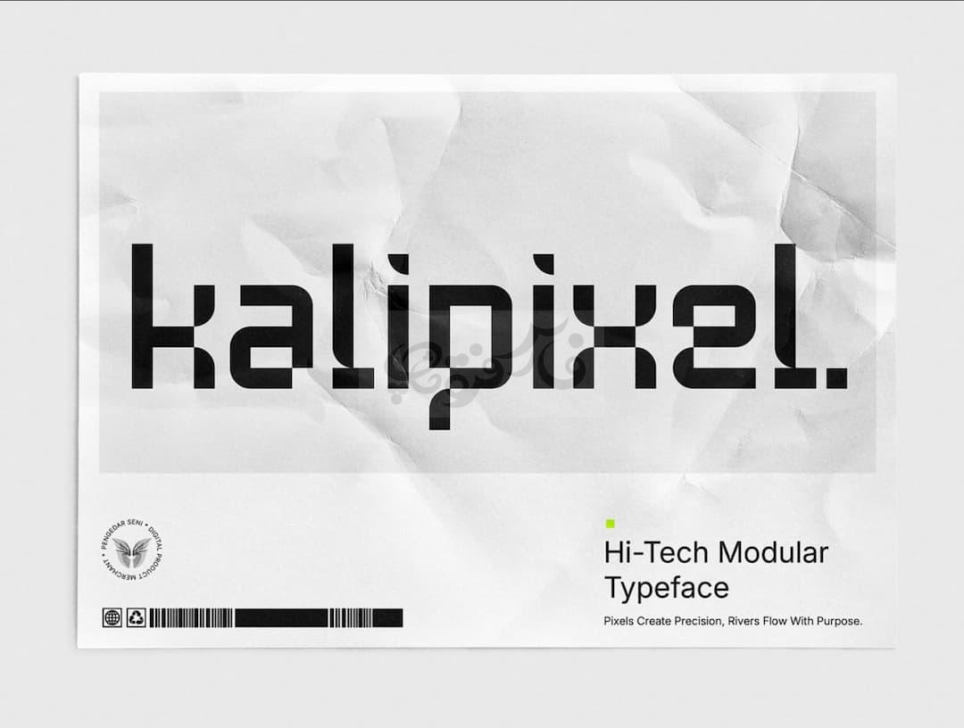 فونت انگلیسی Kalipixel